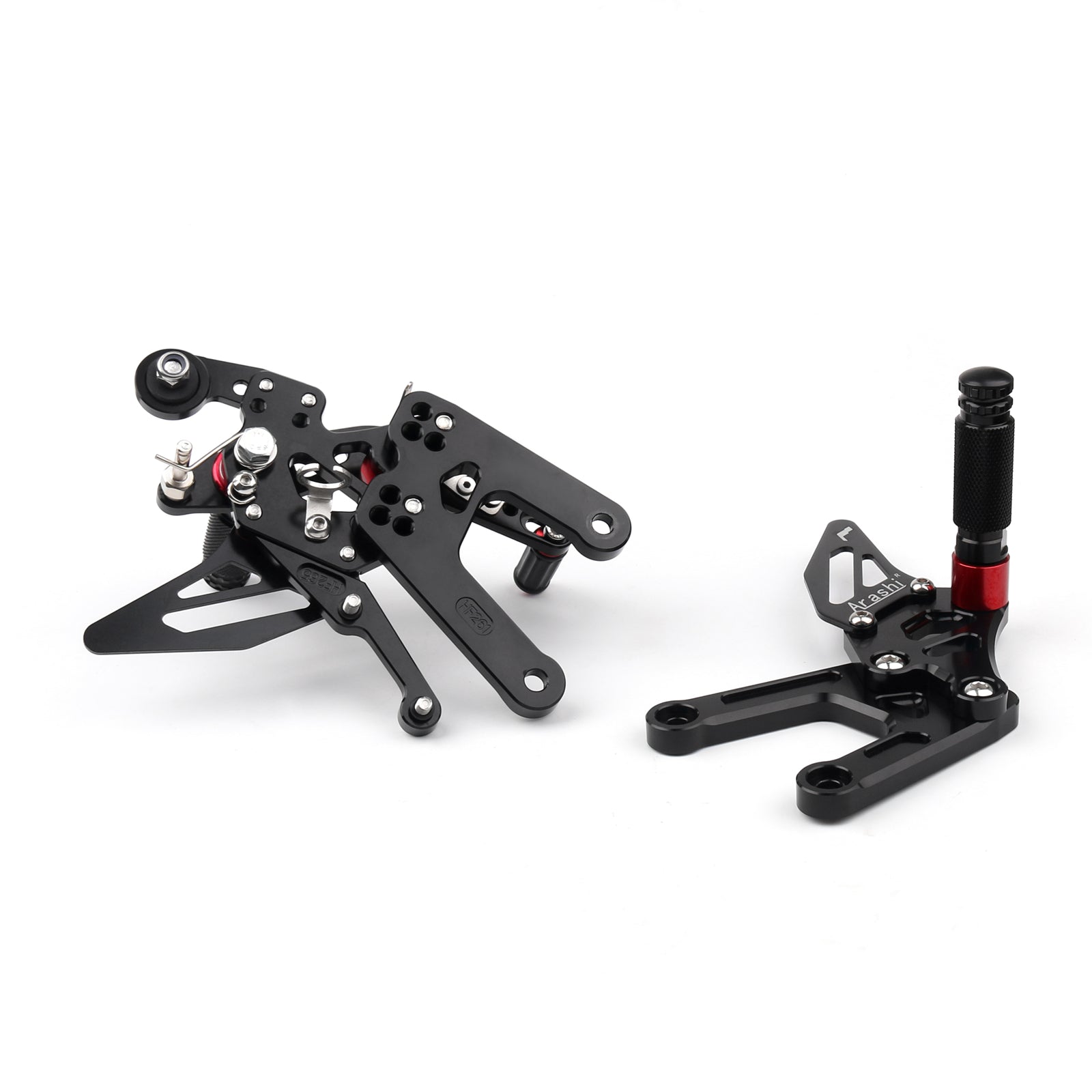 2017-2020 Yamaha YZF R6 Motorcycle Adjustable Rearset Rearsets Foot Pegs