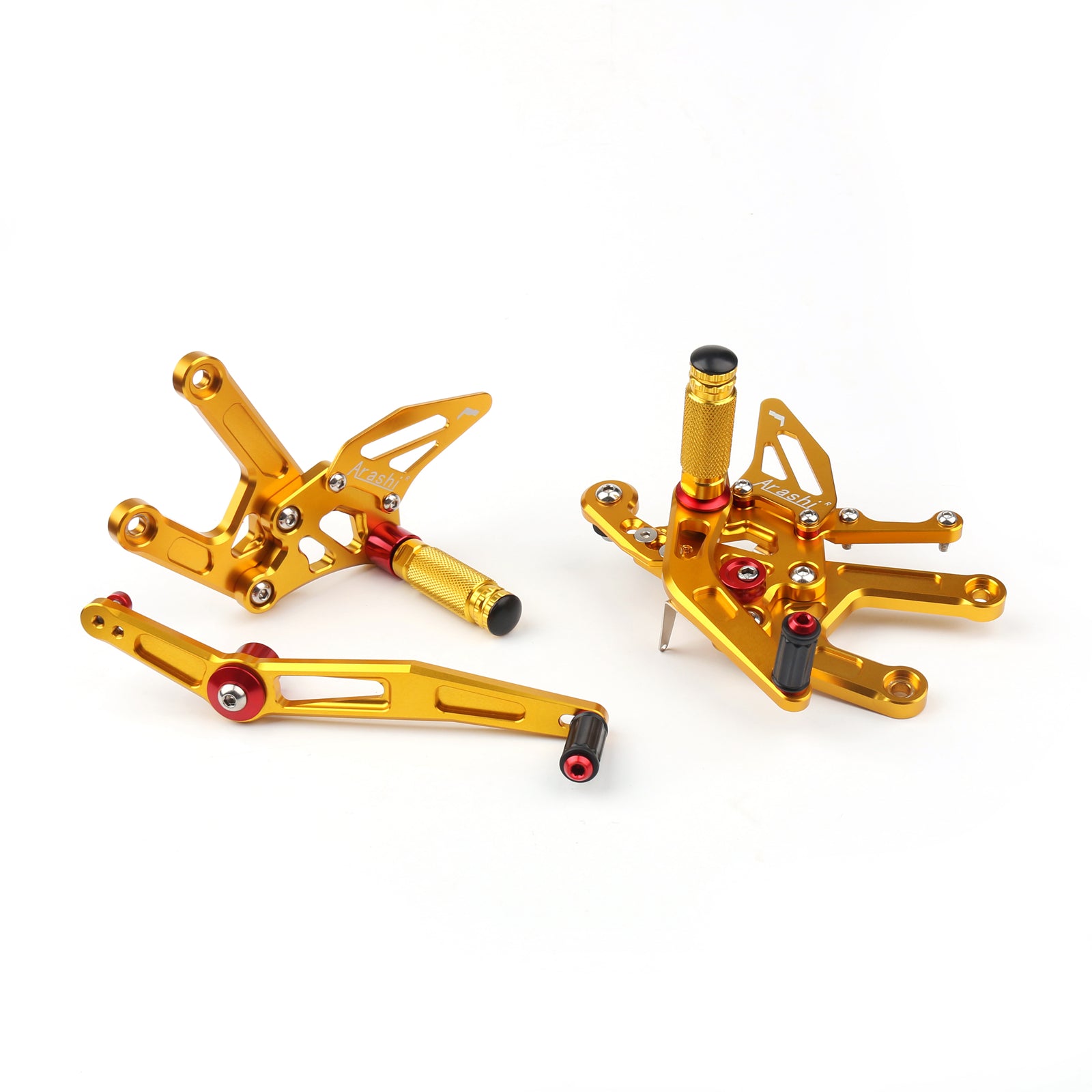 2017-2020 Yamaha YZF R6 Motorcycle Adjustable Rearset Rearsets Foot Pegs