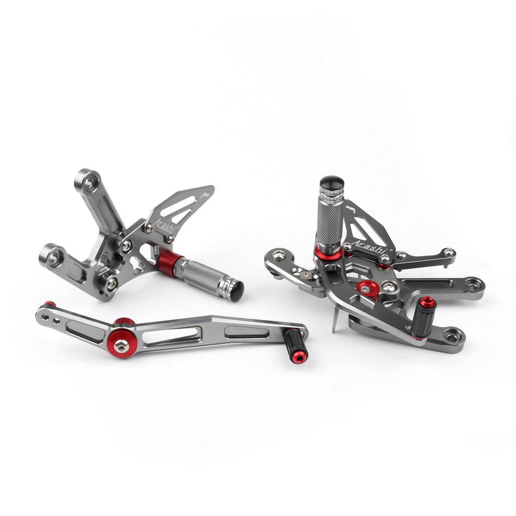 2017-2020 Yamaha YZF R6 Motorcycle Adjustable Rearset Rearsets Foot Pegs