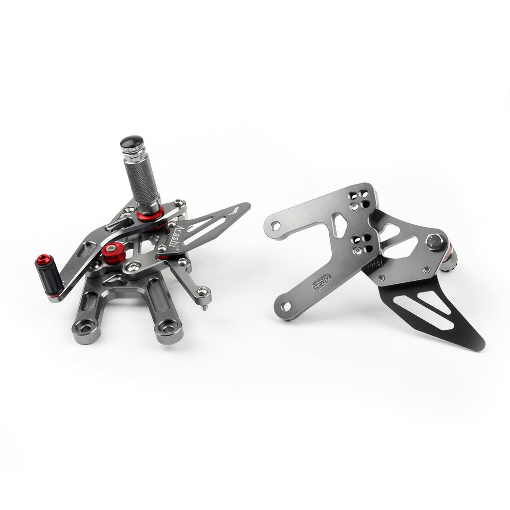 2017-2020 Yamaha YZF R6 Motorcycle Adjustable Rearset Rearsets Foot Pegs