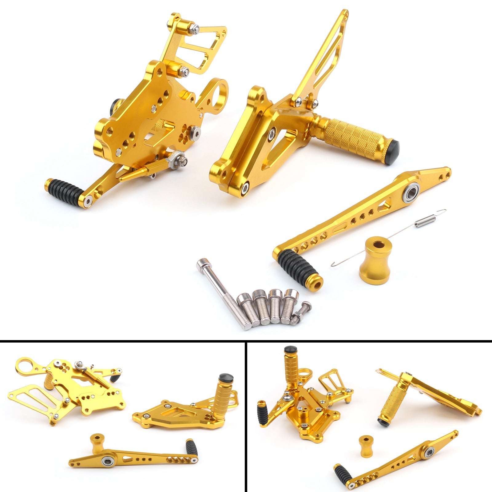 Motorcycle CNC Footrests Rear Sets Foot Pegs For BMW S1000RR 2015-2017