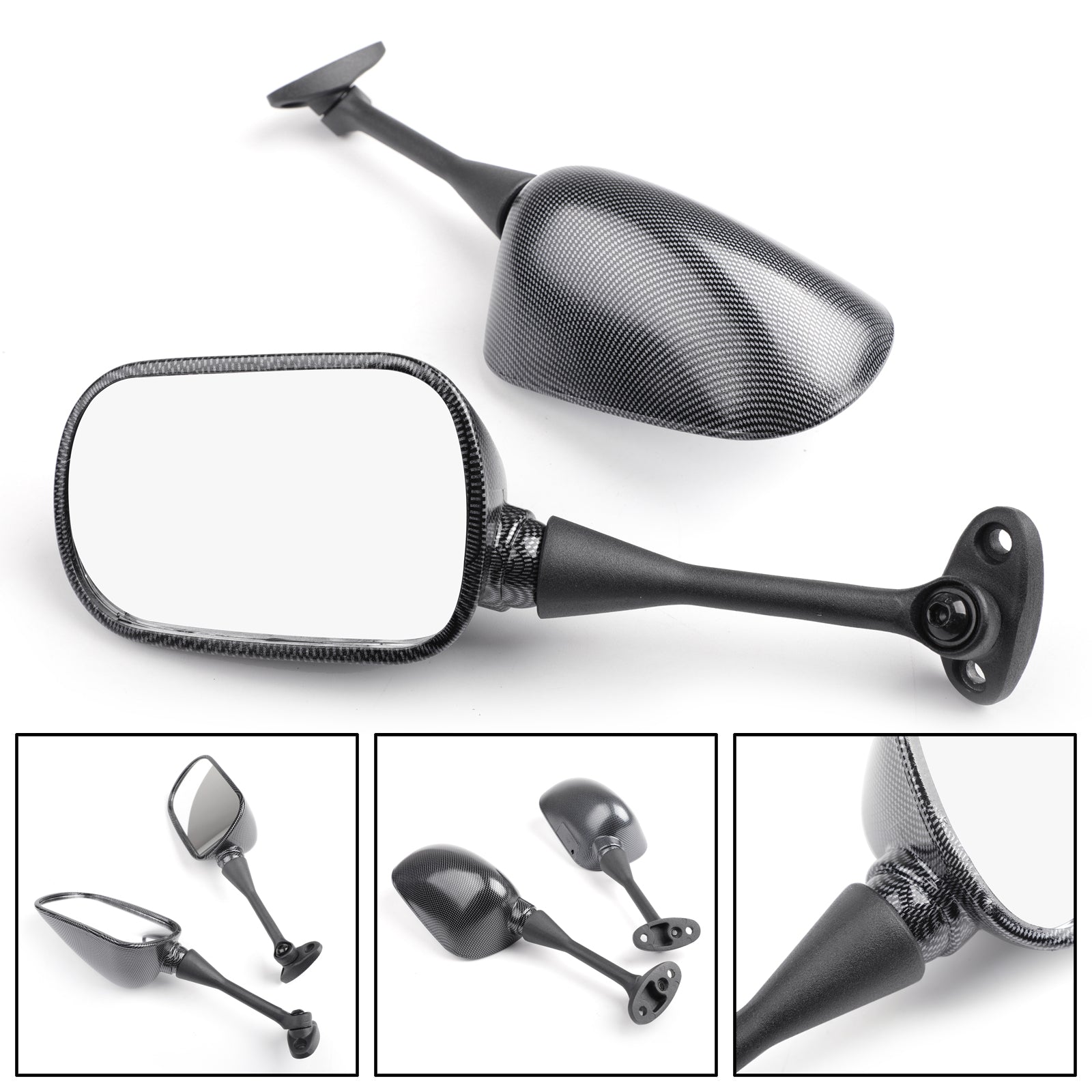 Side Rear View Mirrors For Honda CBR600RR 2003-2014 CBR1000RR 2004-2007