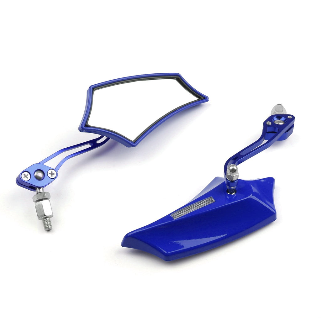 Motocycle Chopper Cruiser Street Dirt Bike Rear View Mirrors 8mm 10mm