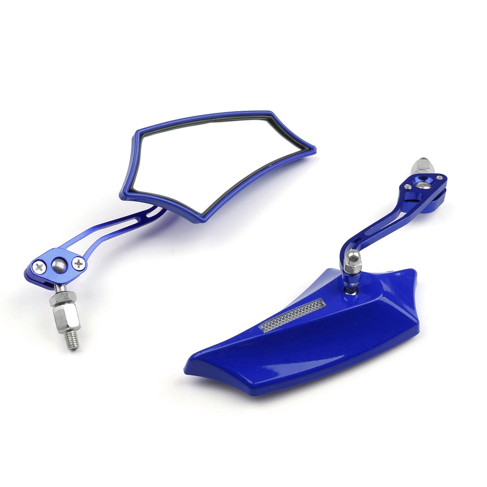 Motocycle Chopper Cruiser Street Dirt Bike Rear View Mirrors 8mm 10mm