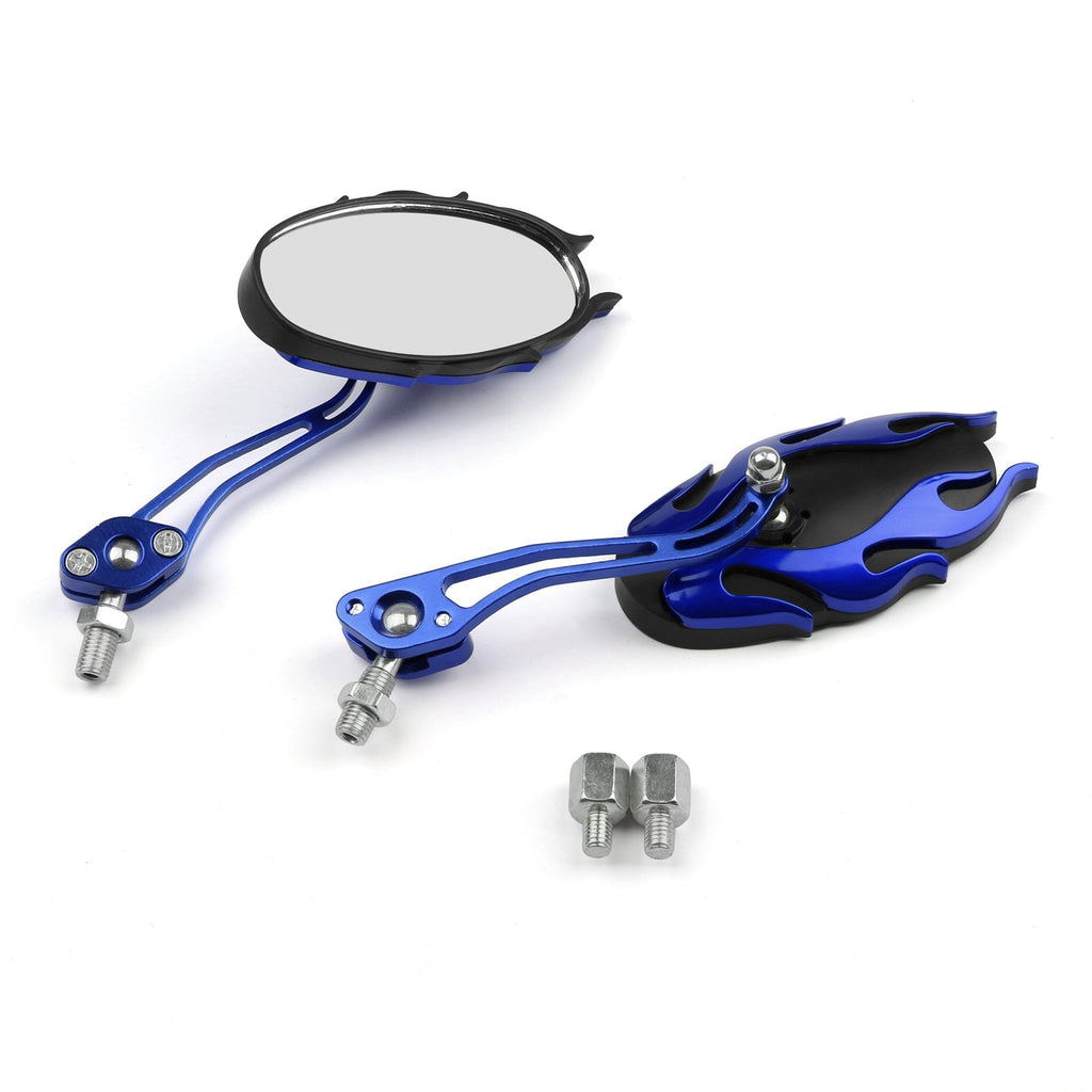 Universal Motorcycle Rearview Mirrors Rear View Mirror 8mm 10mm