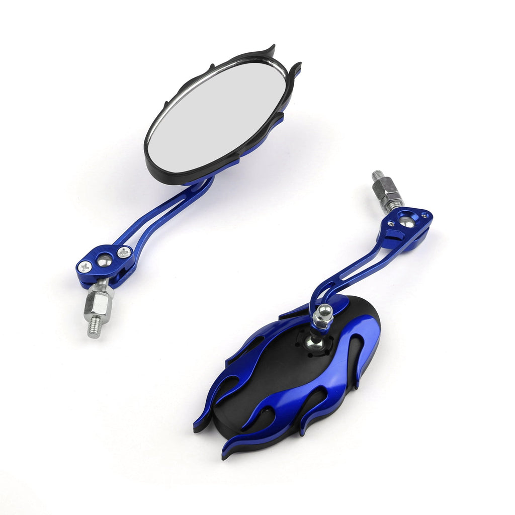 Universal Motorcycle Rearview Mirrors Rear View Mirror 8mm 10mm
