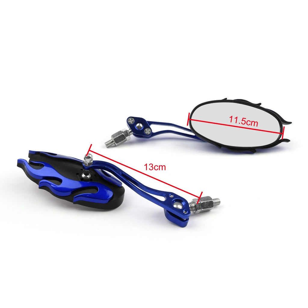 Universal Motorcycle Rearview Mirrors Rear View Mirror 8mm 10mm