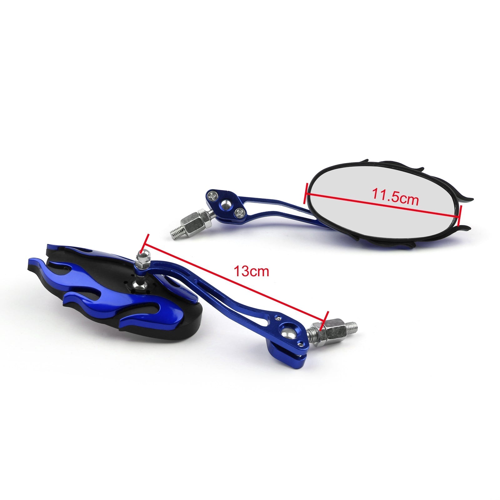 Universal Motorcycle Rearview Mirrors Rear View Mirror 8mm 10mm