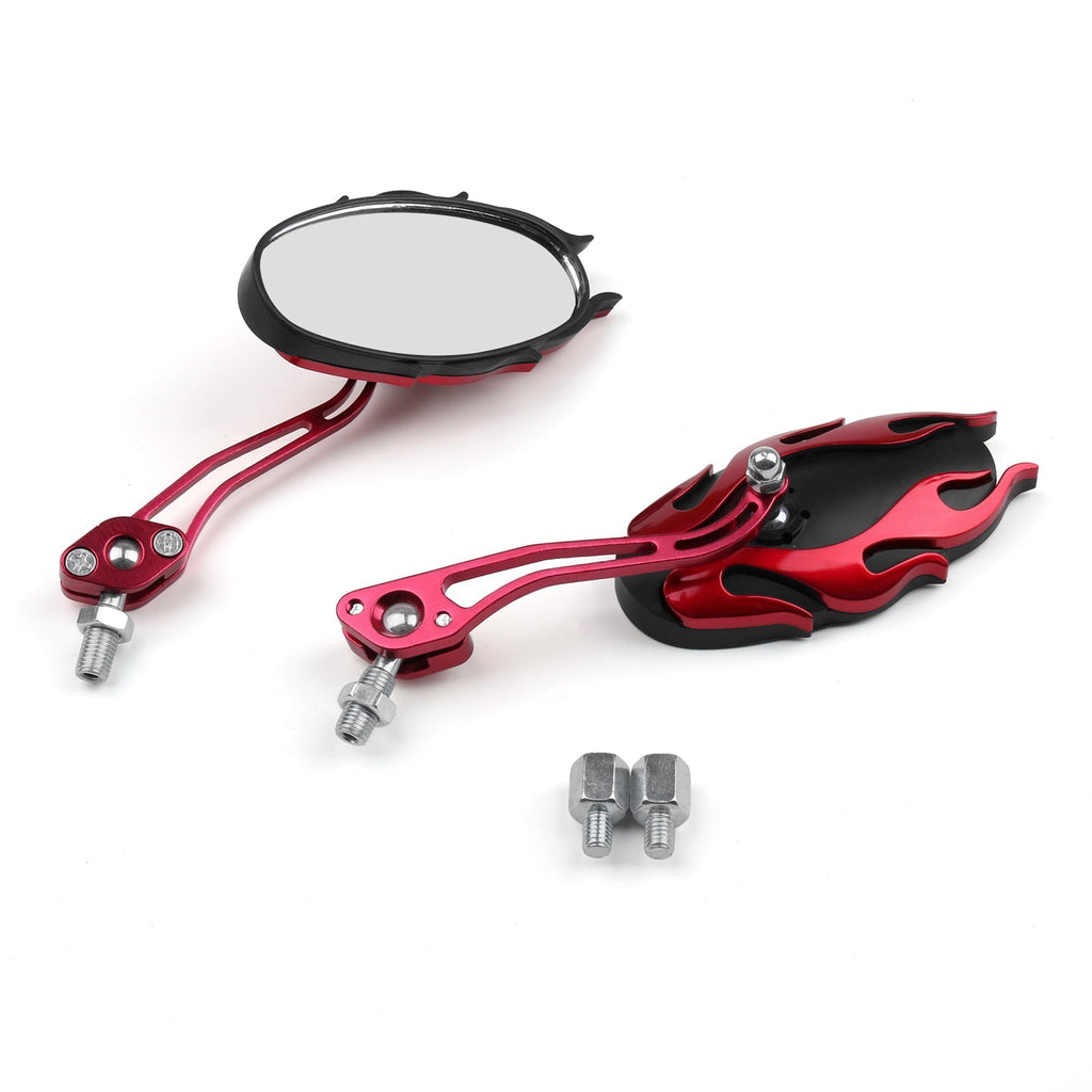Universal Motorcycle Rearview Mirrors Rear View Mirror 8mm 10mm