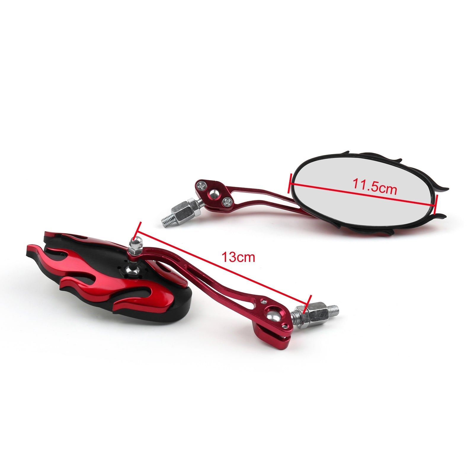 Universal Motorcycle Rearview Mirrors Rear View Mirror 8mm 10mm