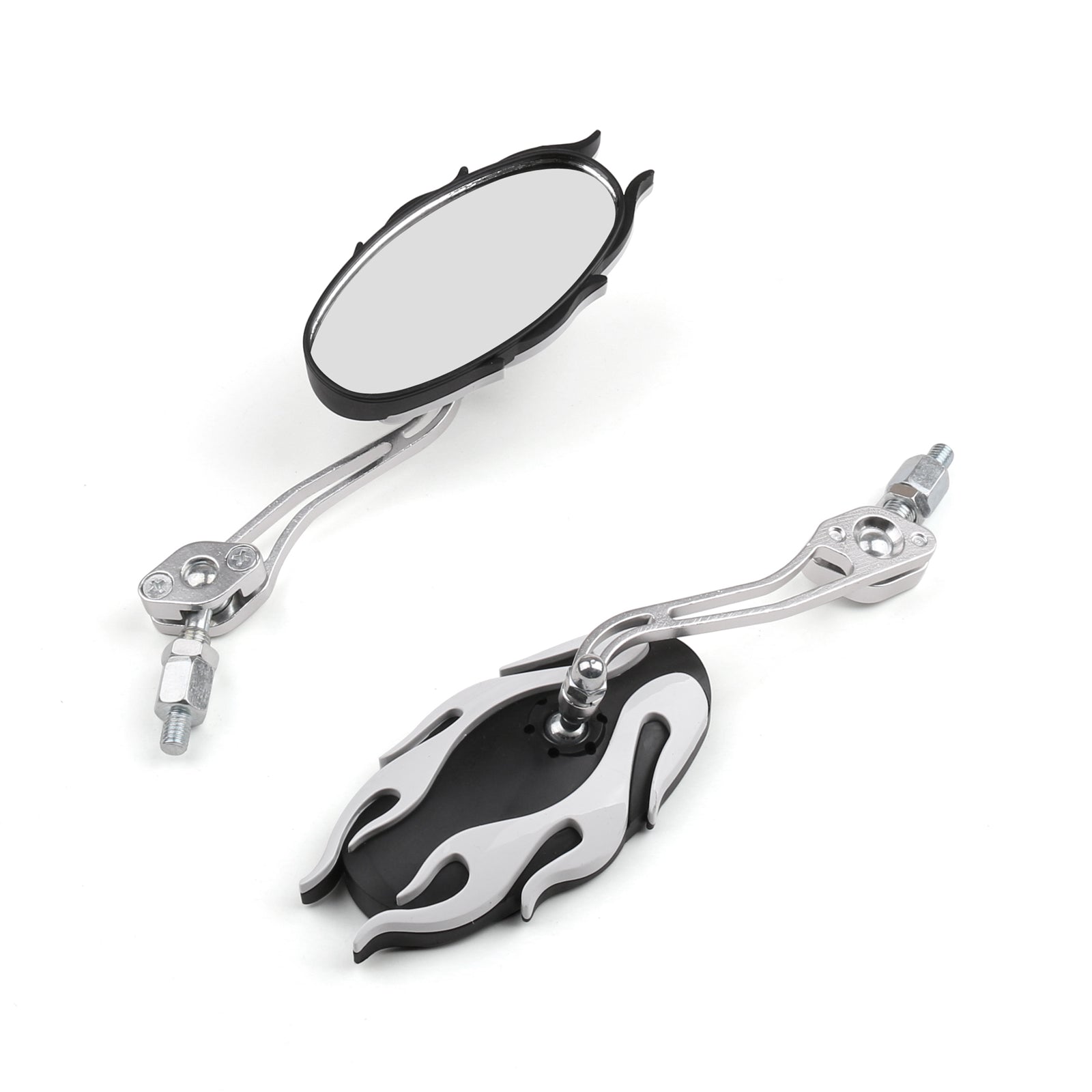 Universal Motorcycle Rearview Mirrors Rear View Mirror 8mm 10mm