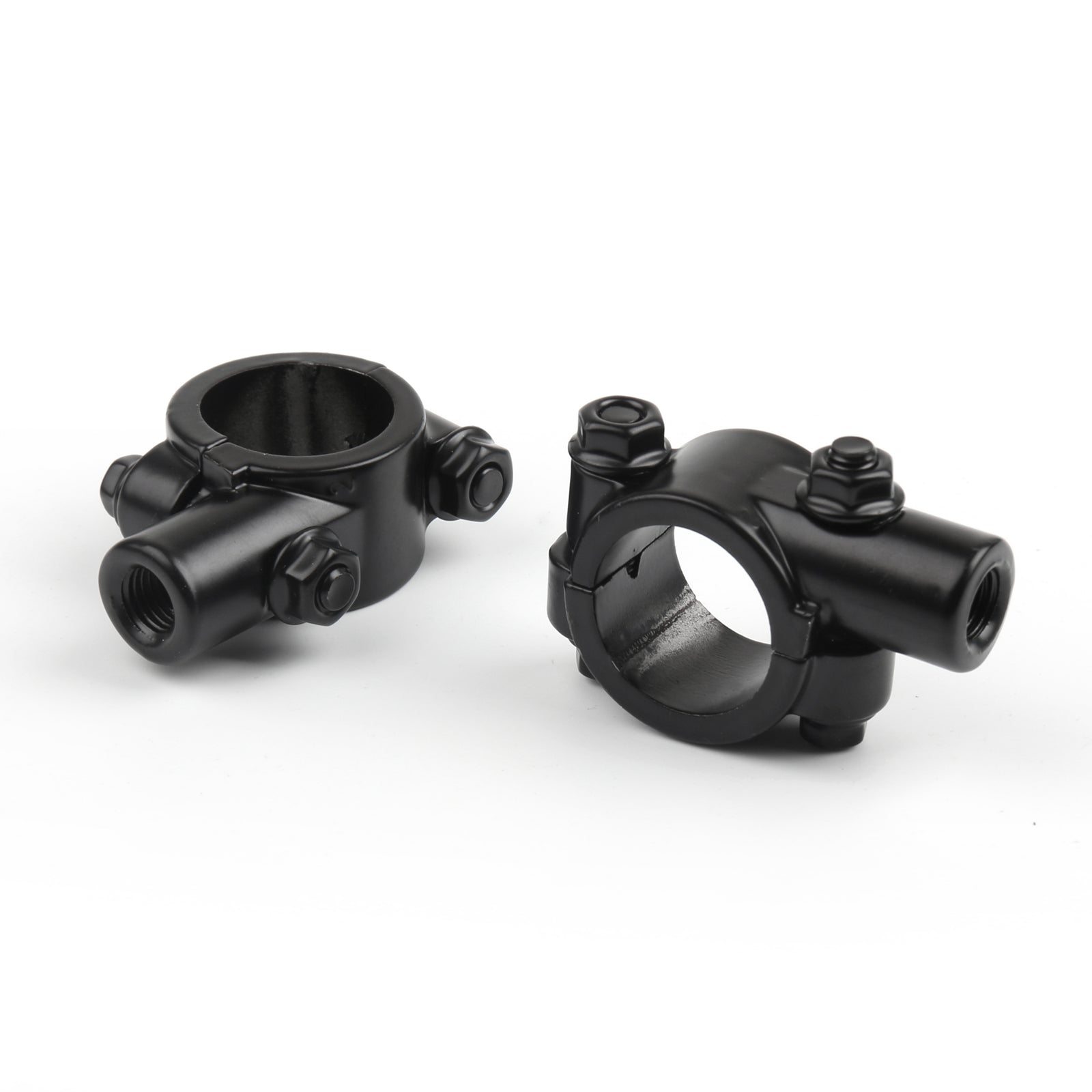 Motorcycle Bike 1 HandleBar 10MM Thread Mirror Mount Holder Clamp Adaptor