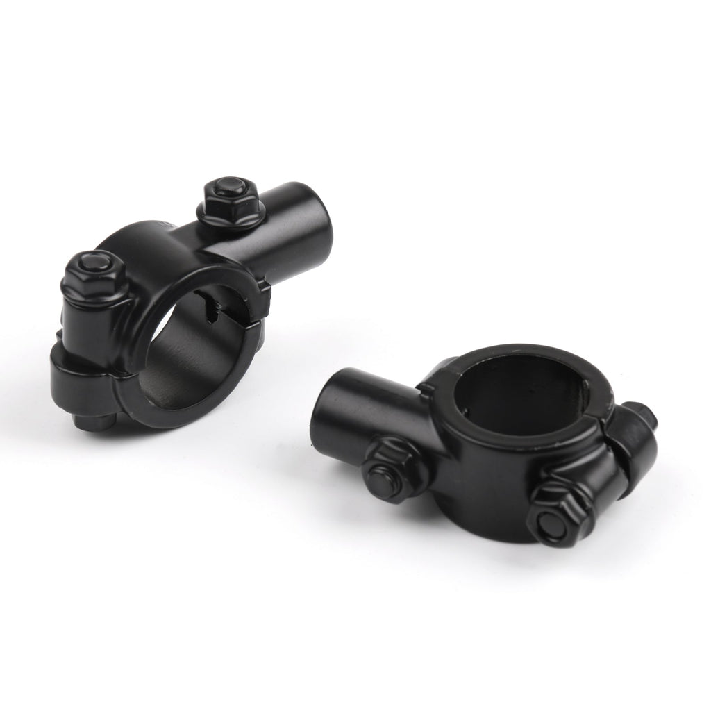 Motorcycle Bike 1 HandleBar 10MM Thread Mirror Mount Holder Clamp Adaptor