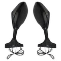 Pair LED Mirrors For SUZUKI GSXR 600 750 1000 Hayabusa GSF SV Katana TL1000R Black