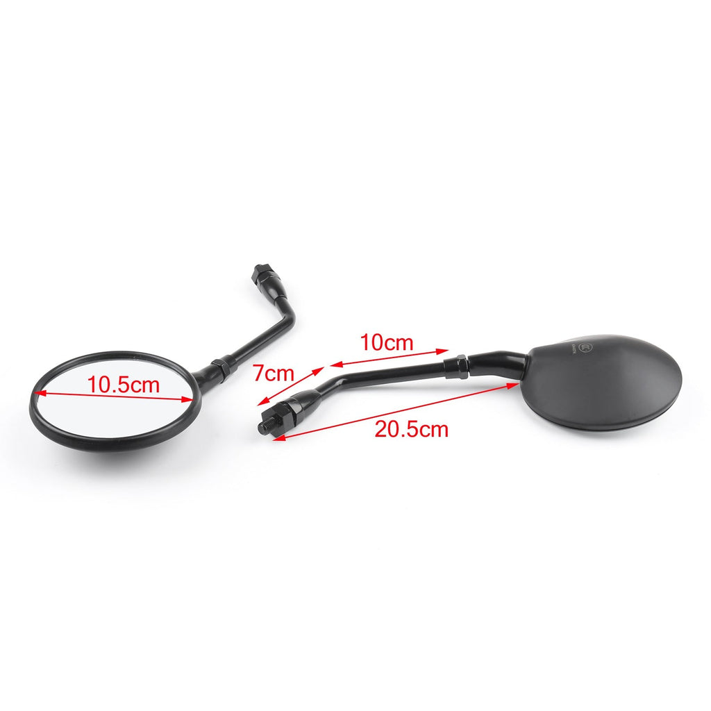 1 Pair Motorcycle Rearview Side Mirrors For Honda CB400SS VT750 CBF500 04-05