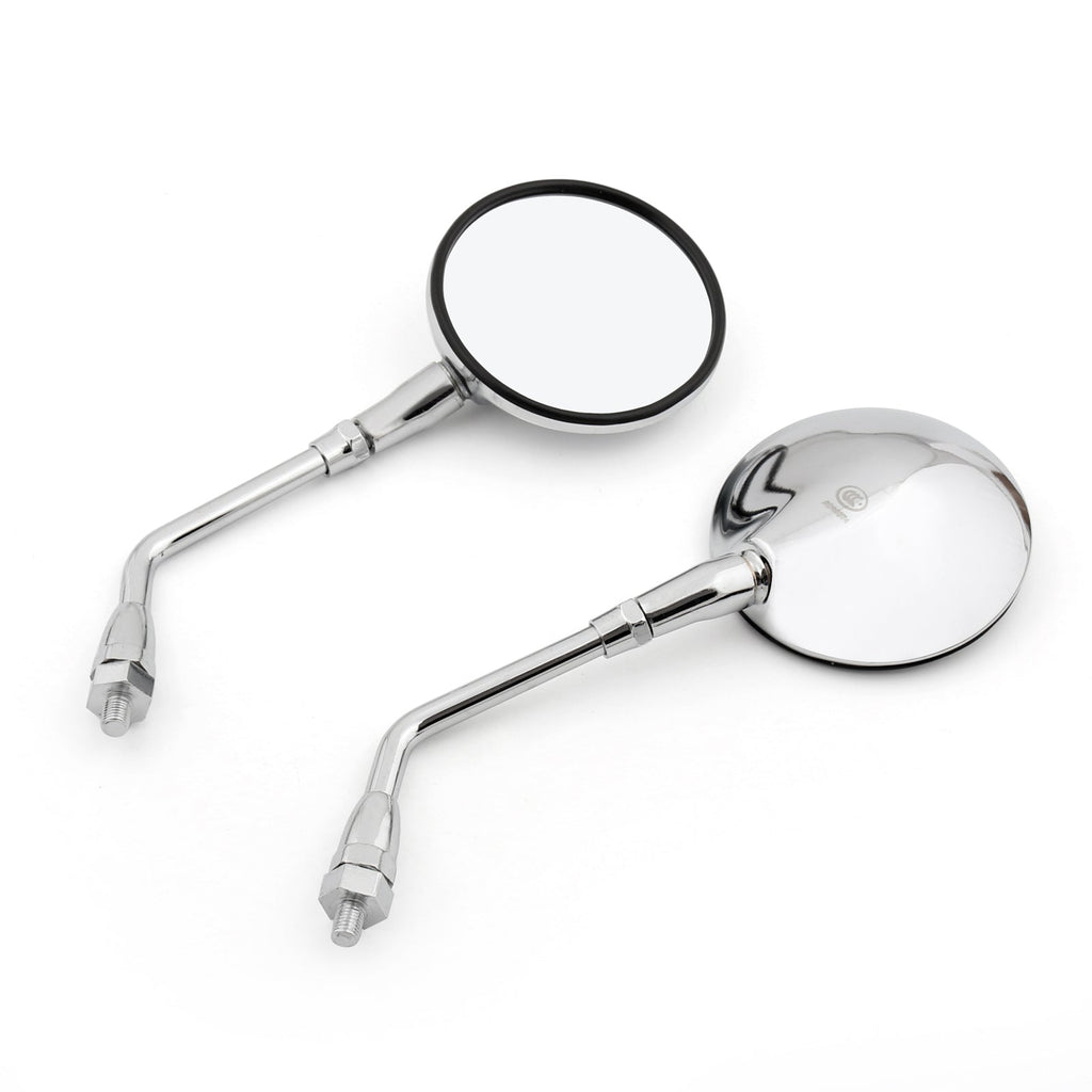 1 Pair Motorcycle Rearview Side Mirrors For Honda CB400SS VT750 CBF500 04-05