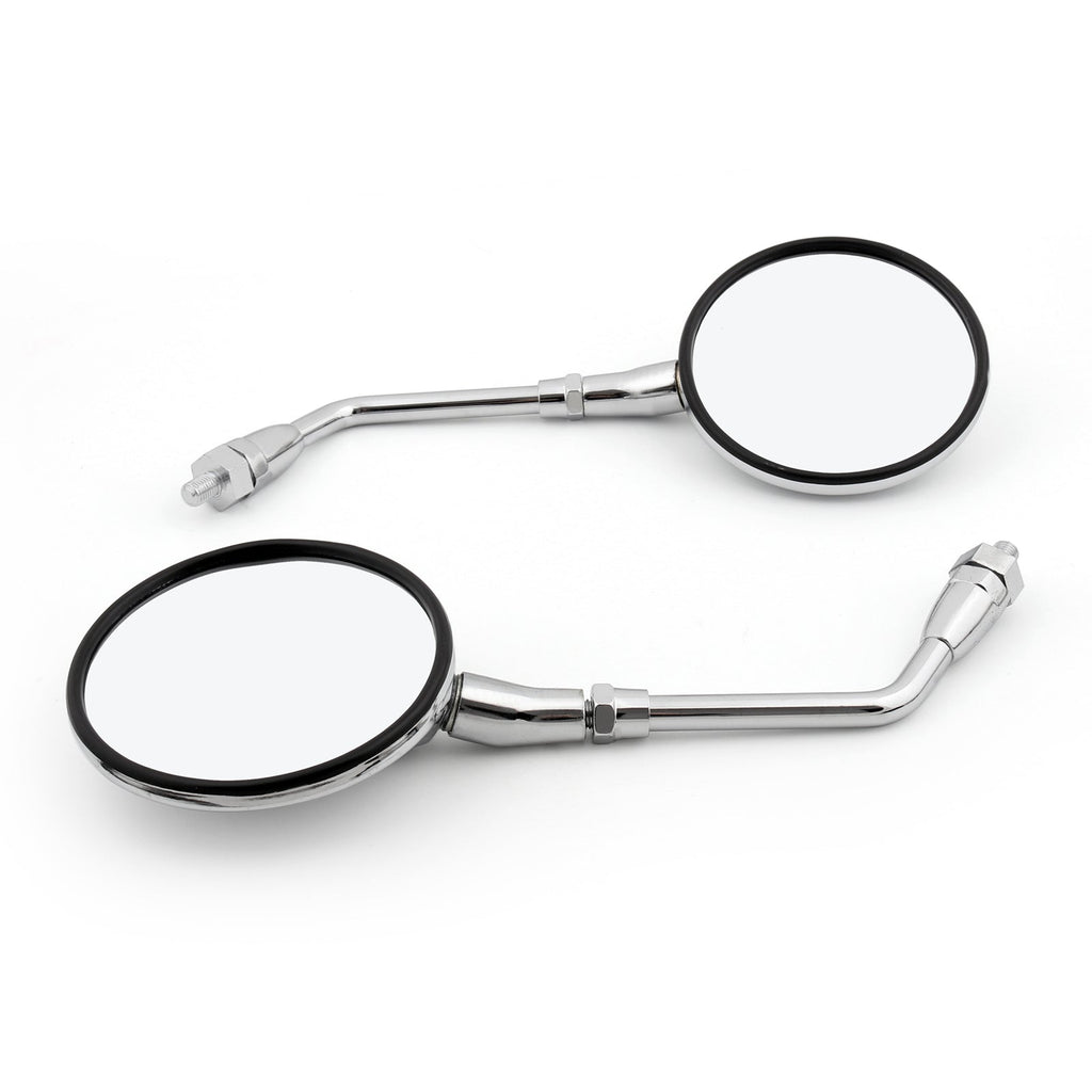 1 Pair Motorcycle Rearview Side Mirrors For Honda CB400SS VT750 CBF500 04-05