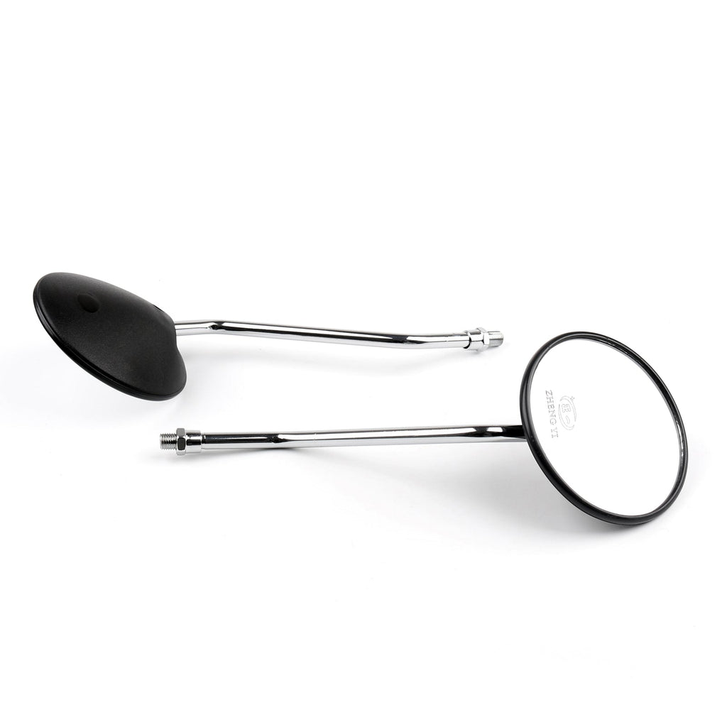 10mm Black Rear Side View Mirrors Fit Honda XR250 XR400 XR600 TLR200 XL100