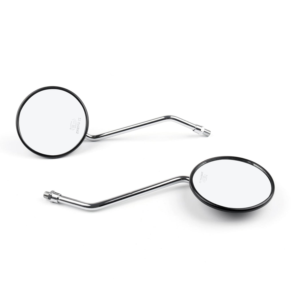 10mm Black Rear Side View Mirrors Fit Honda XR250 XR400 XR600 TLR200 XL100
