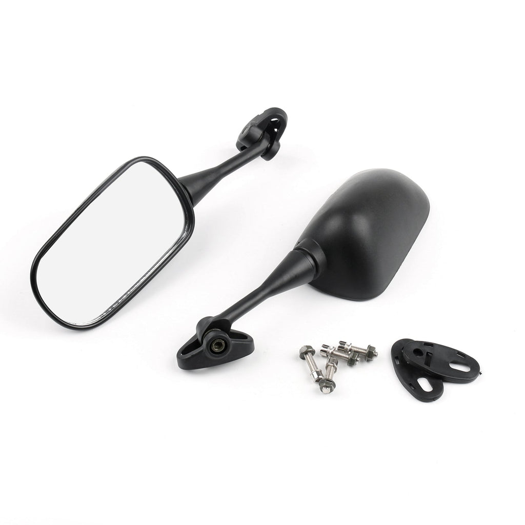 Pair Motorcycle Rear view Mirrors For Honda VTR1000 98-06 CBR600 CBR600F4i 01-07