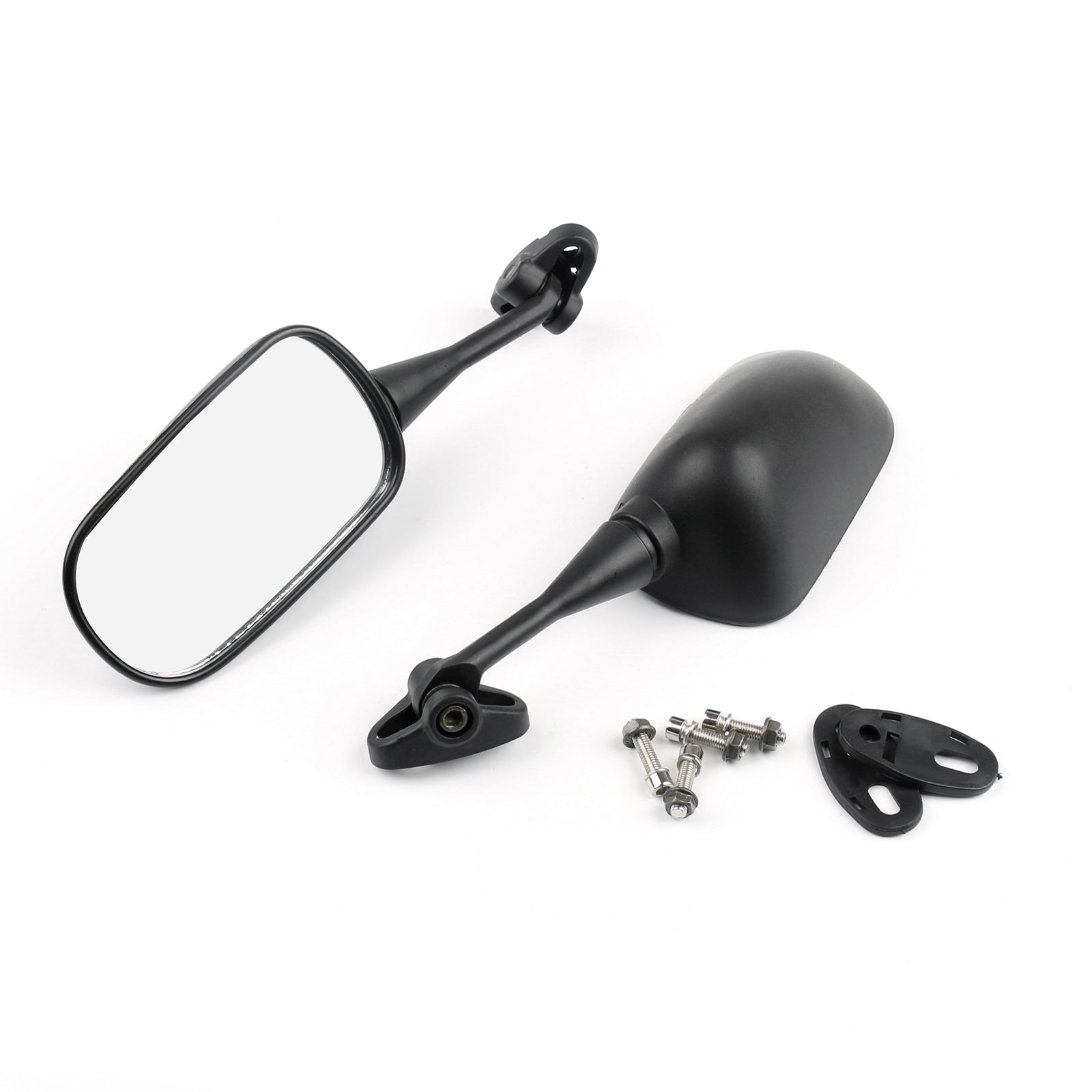 Pair Motorcycle Rear view Mirrors For Honda VTR1000 98-06 CBR600 CBR600F4i 01-07