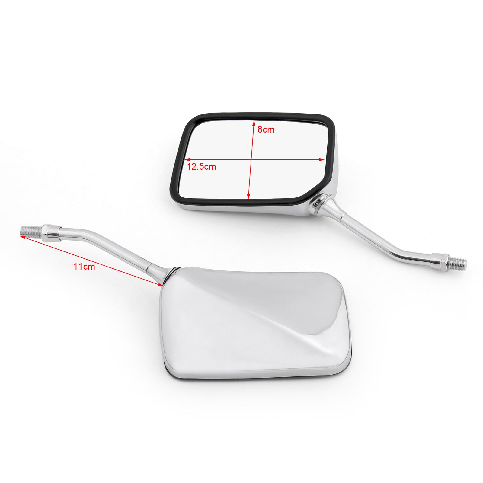 Pair Motorcycle Rearview Mirror For Honda CA125 CMX250 Rebel CM125 VT125 Shadow