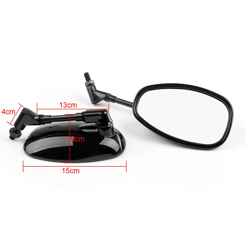 Motocycle Rear View Mirrors For Yamaha V-MAX XJR1200 MT-03 FZ6 04-09 XV950