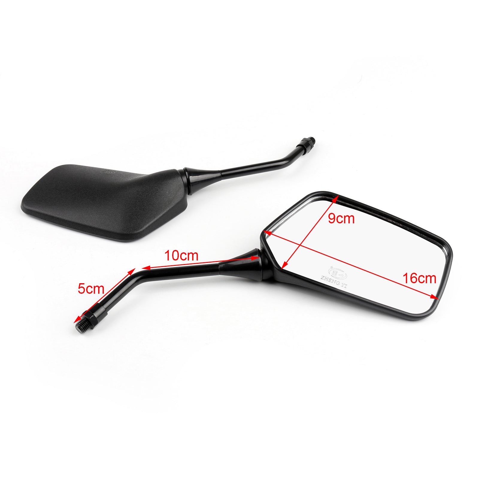 10mm Motocycle Rear View Mirrors For Honda NX125 88-97 CB250 Nighthawk 91-08
