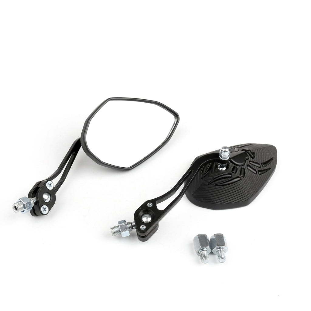 Universal 8mm 10mm Motorcycle Moto Spider Adjusted Rear View Side Mirrors