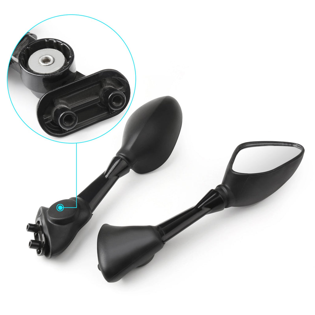 Black Pair Rear View Mirrors For BMW S1000RR S1000 RR 2010-2014 Sport Bike