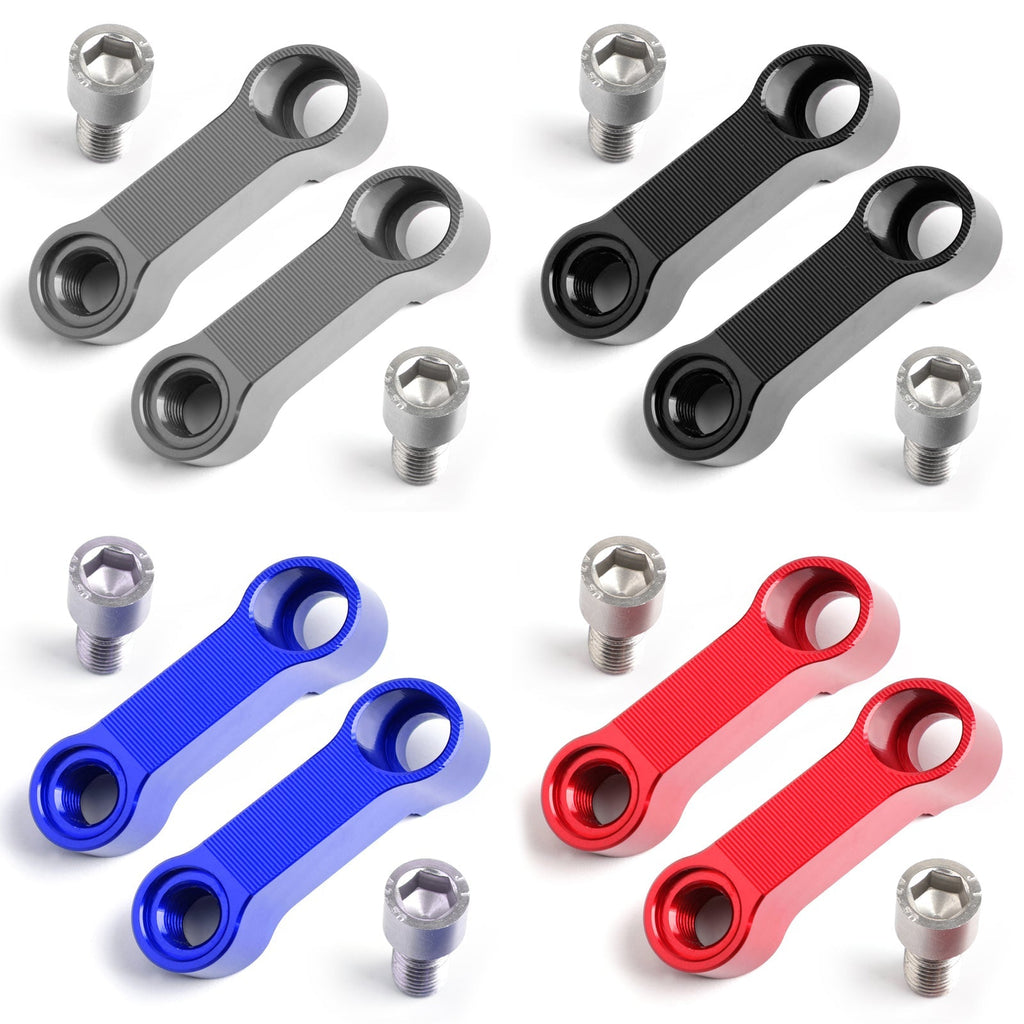 10mm Honda Pair Aluminum Motorcycle Mirror Extenders-Riser-Extension