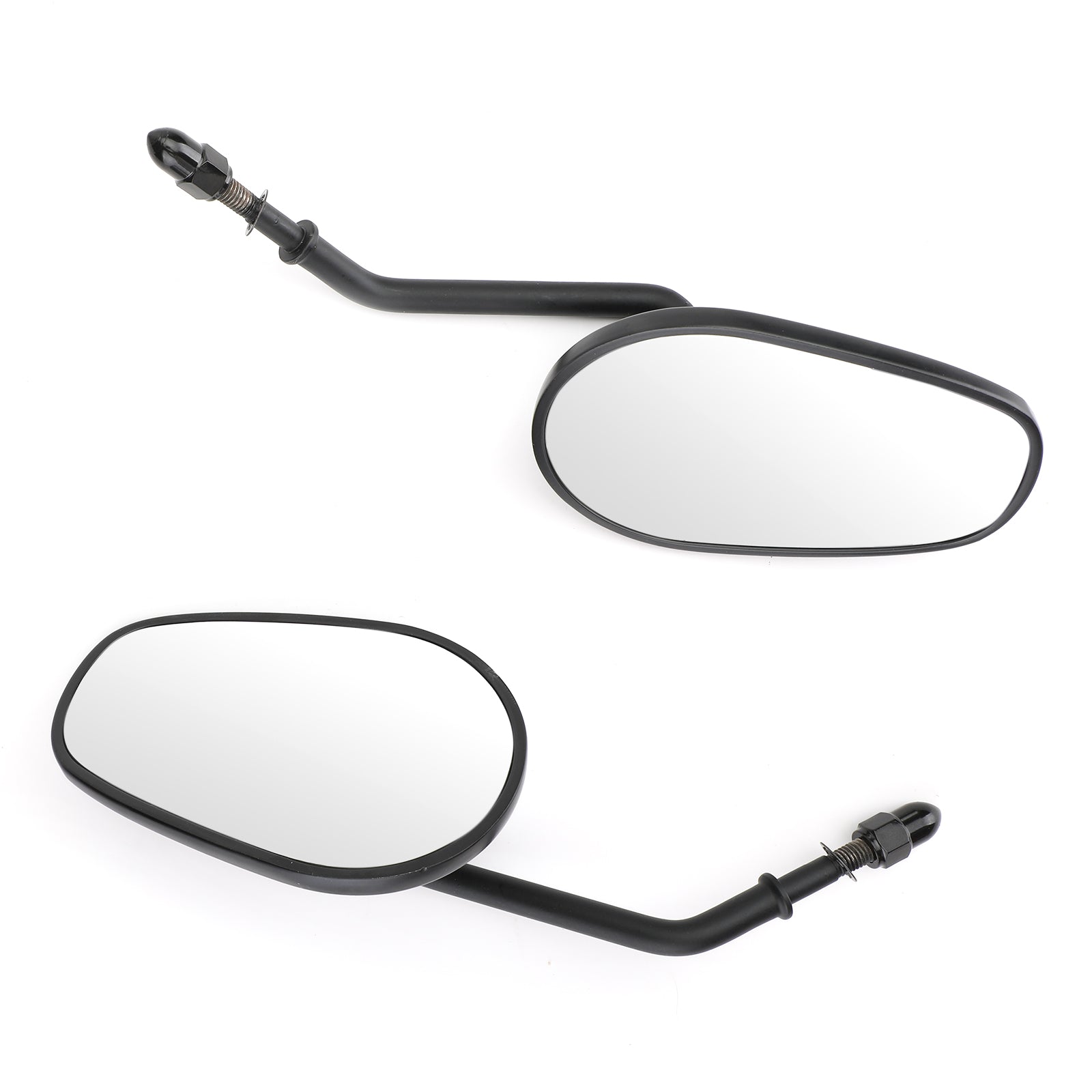 Rear View Mirrors For Touring Road King Sportster XL883 XL1200 Dyna Softail