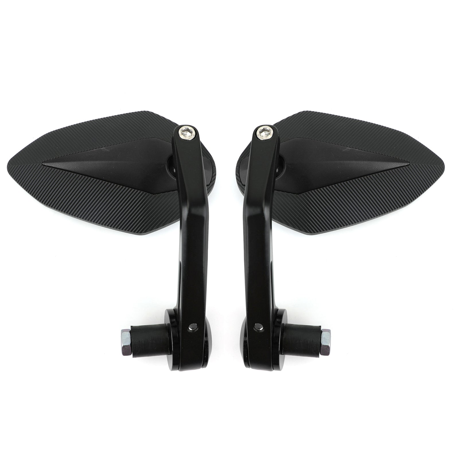 CNC Motorcycle 7/8 Handle Bar End Rearview Side Mirrors For Bobber Cafe Racer