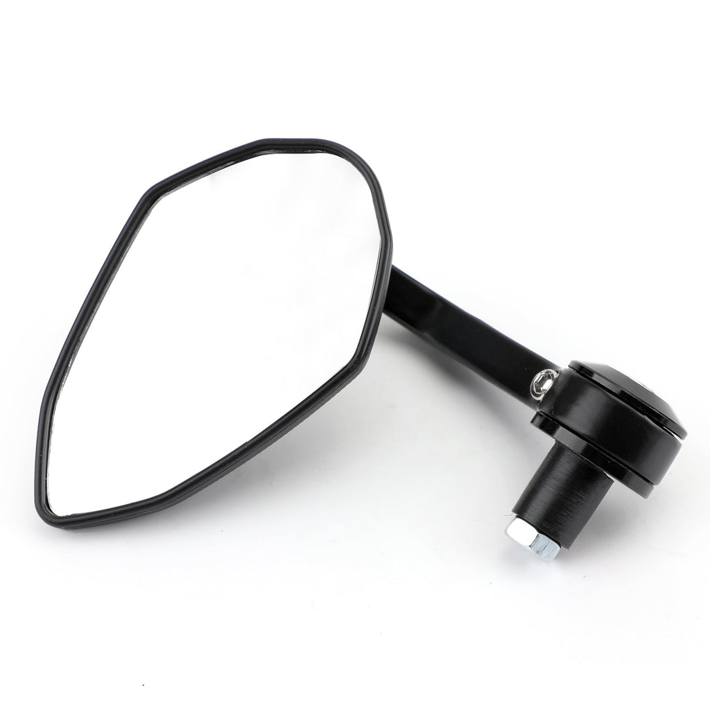 CNC Motorcycle 7/8 Handle Bar End Rearview Side Mirrors For Bobber Cafe Racer