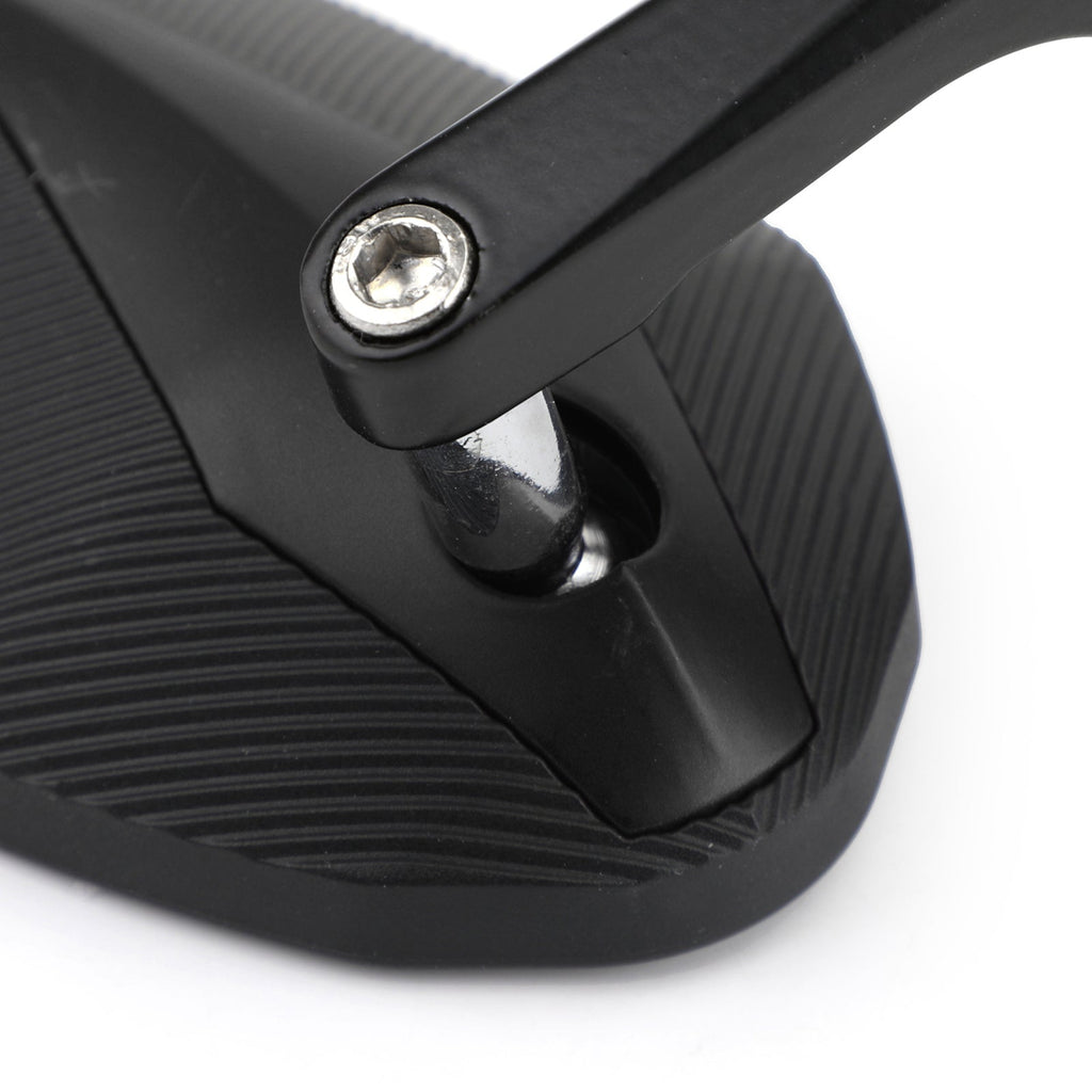 CNC Motorcycle 7/8 Handle Bar End Rearview Side Mirrors For Bobber Cafe Racer