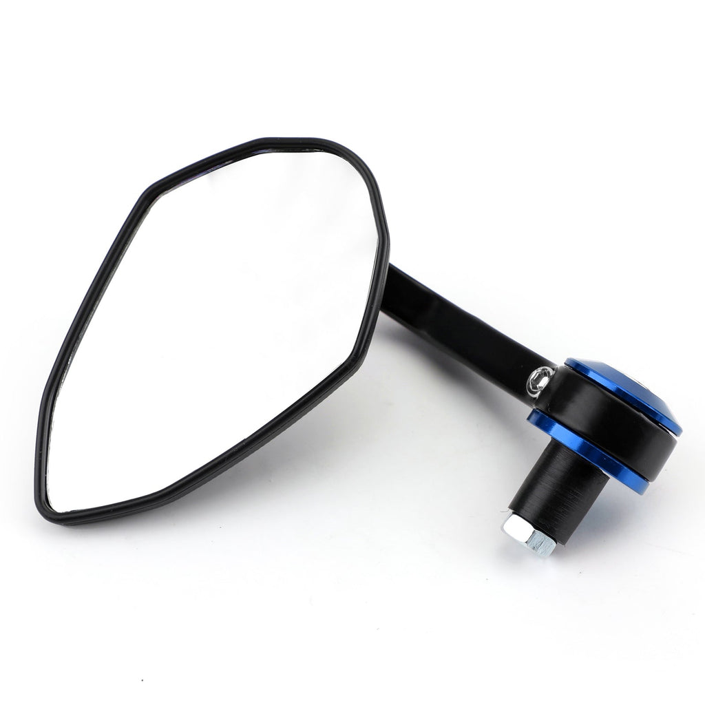 CNC Motorcycle 7/8 Handle Bar End Rearview Side Mirrors For Bobber Cafe Racer