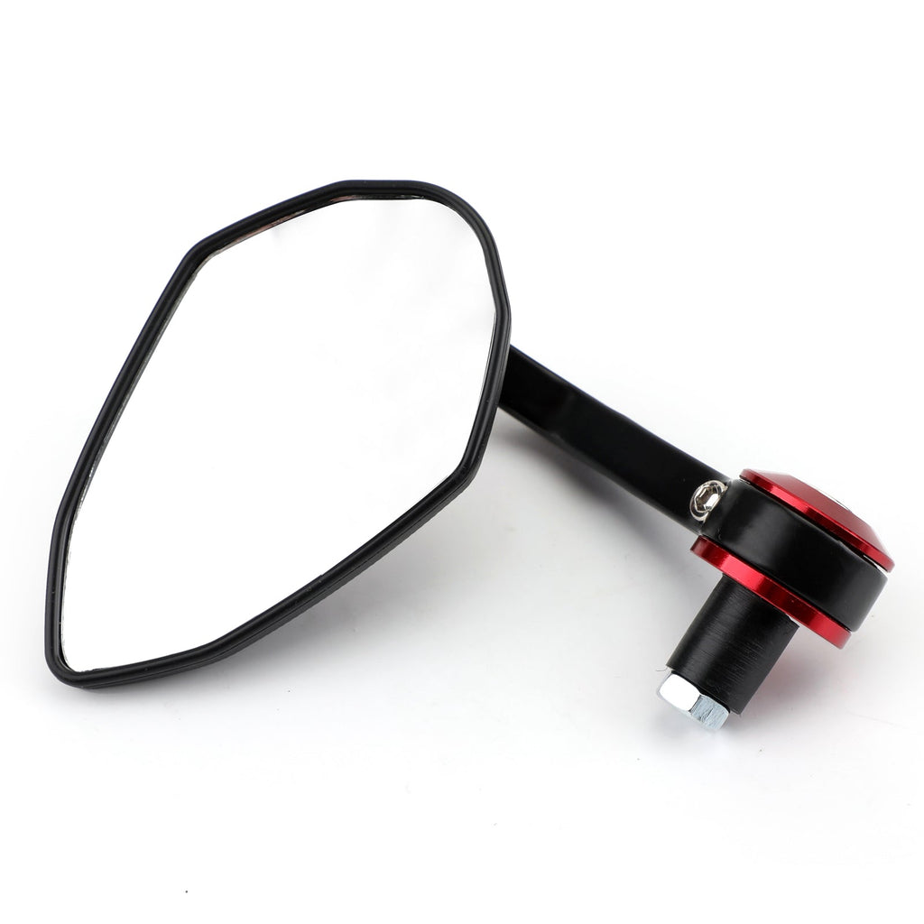 CNC Motorcycle 7/8 Handle Bar End Rearview Side Mirrors For Bobber Cafe Racer