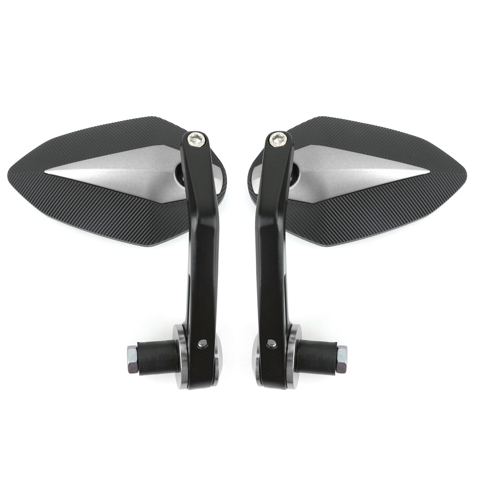 CNC Motorcycle 7/8 Handle Bar End Rearview Side Mirrors For Bobber Cafe Racer