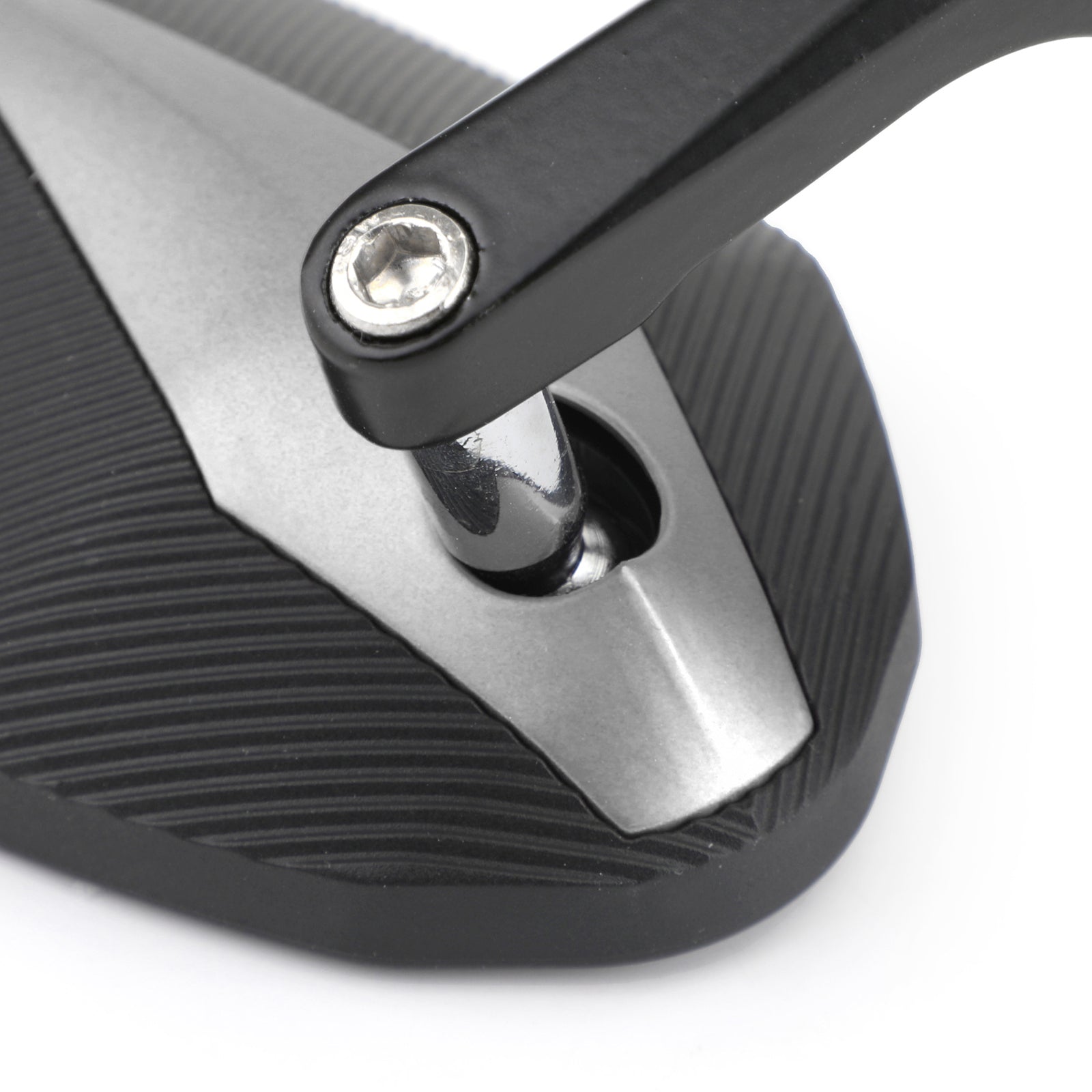CNC Motorcycle 7/8 Handle Bar End Rearview Side Mirrors For Bobber Cafe Racer