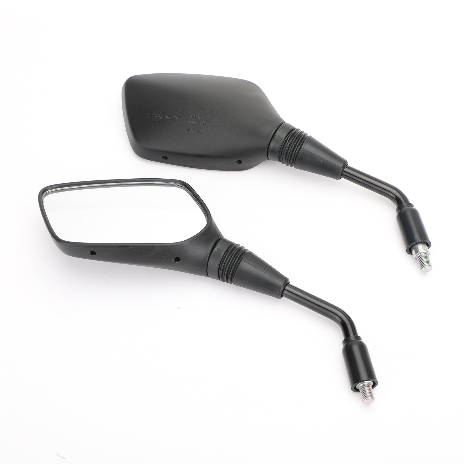 Black Rearview Side Mirrors For Suzuki GW250 Inazuma 14-17 DL250 V-Strom 06-18