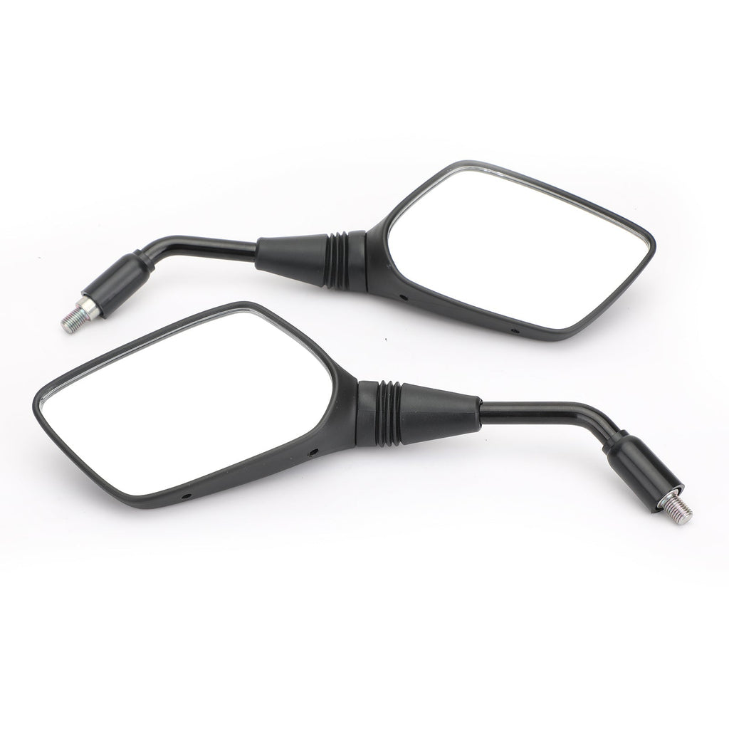 Black Rearview Side Mirrors For Suzuki GW250 Inazuma 14-17 DL250 V-Strom 06-18