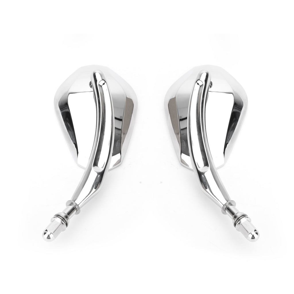 Diamond Rear View Mirrors Motorcycle Fit For Harley Cruiser Touring