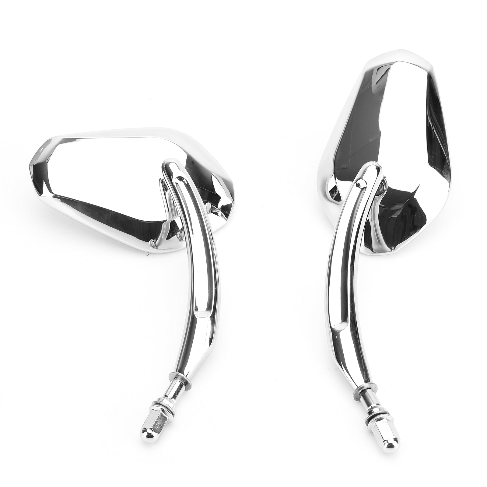 Diamond Rear View Mirrors Motorcycle Fit For Harley Cruiser Touring