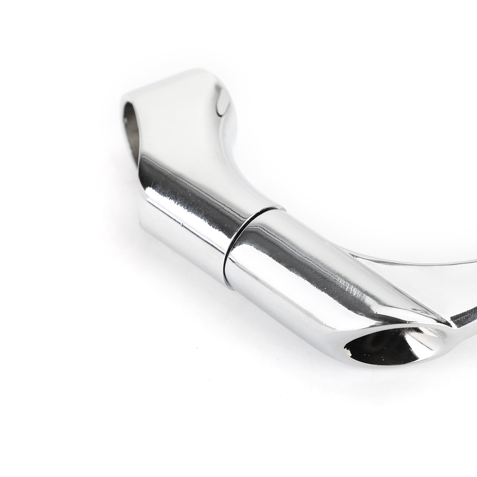 Pair M8 M10 Retro L-Bar Rearview Mirrors For Cafe Racer Bobber Custom Bobber