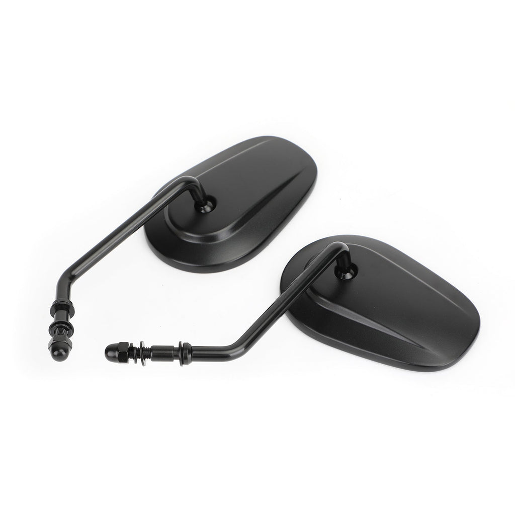 Rear View Mirrors Pair For Harley Street Glide Softail XL883 XL1200 Road Glide