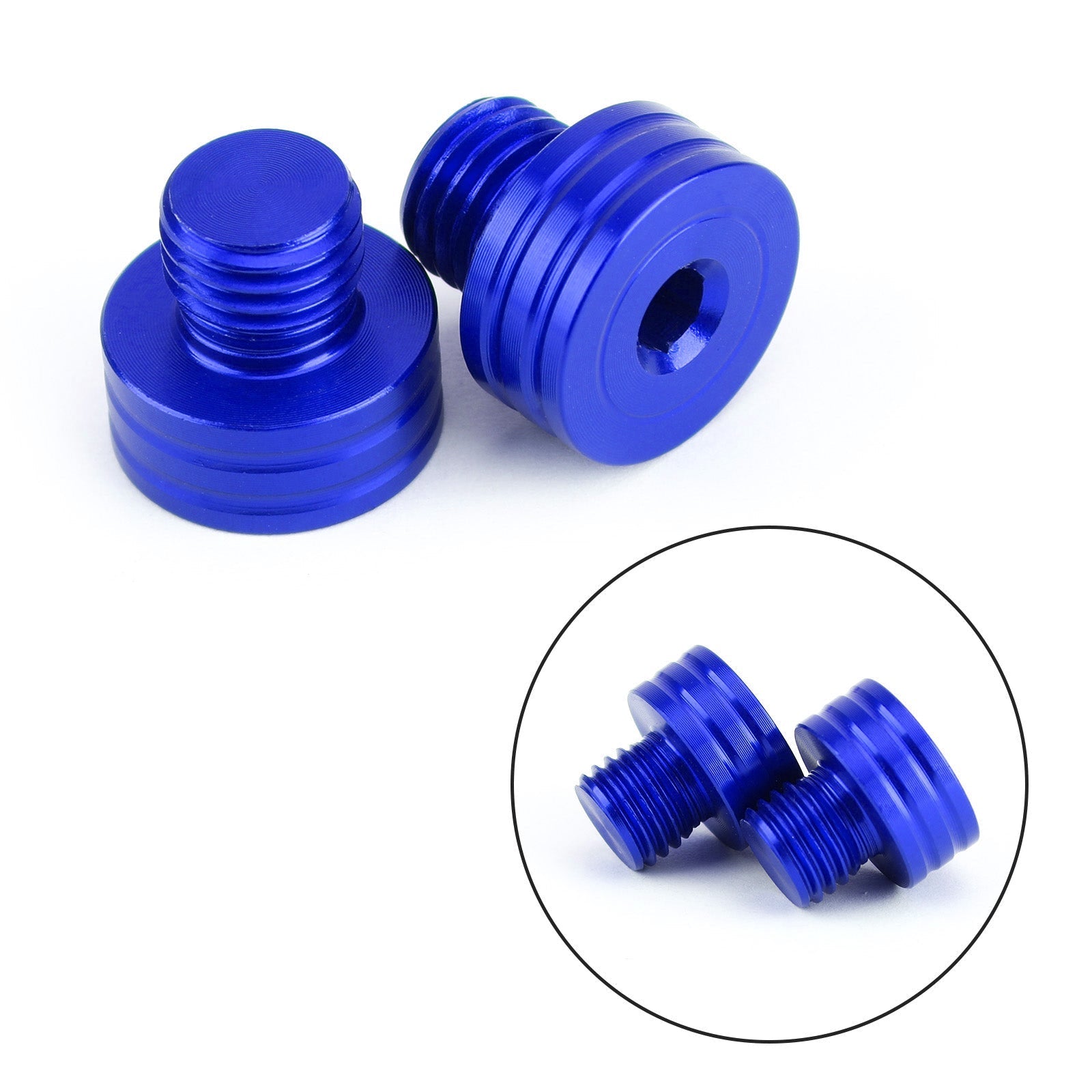 M10x1.25mm Mirror Hole Plugs Screws for Suzuki GSR400 DL650 SV650 GSX-S750 1000