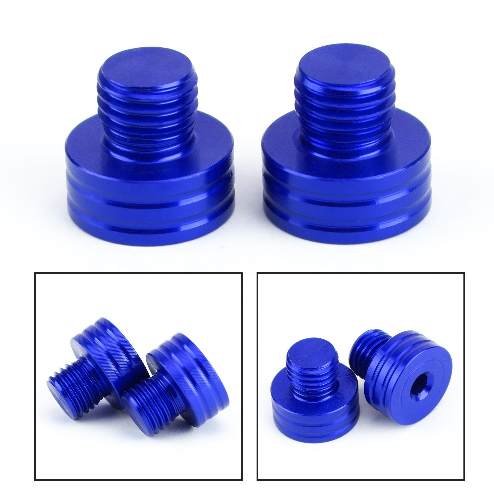 M10x1.25mm Mirror Hole Plugs Screws for Suzuki GSR400 DL650 SV650 GSX-S750 1000