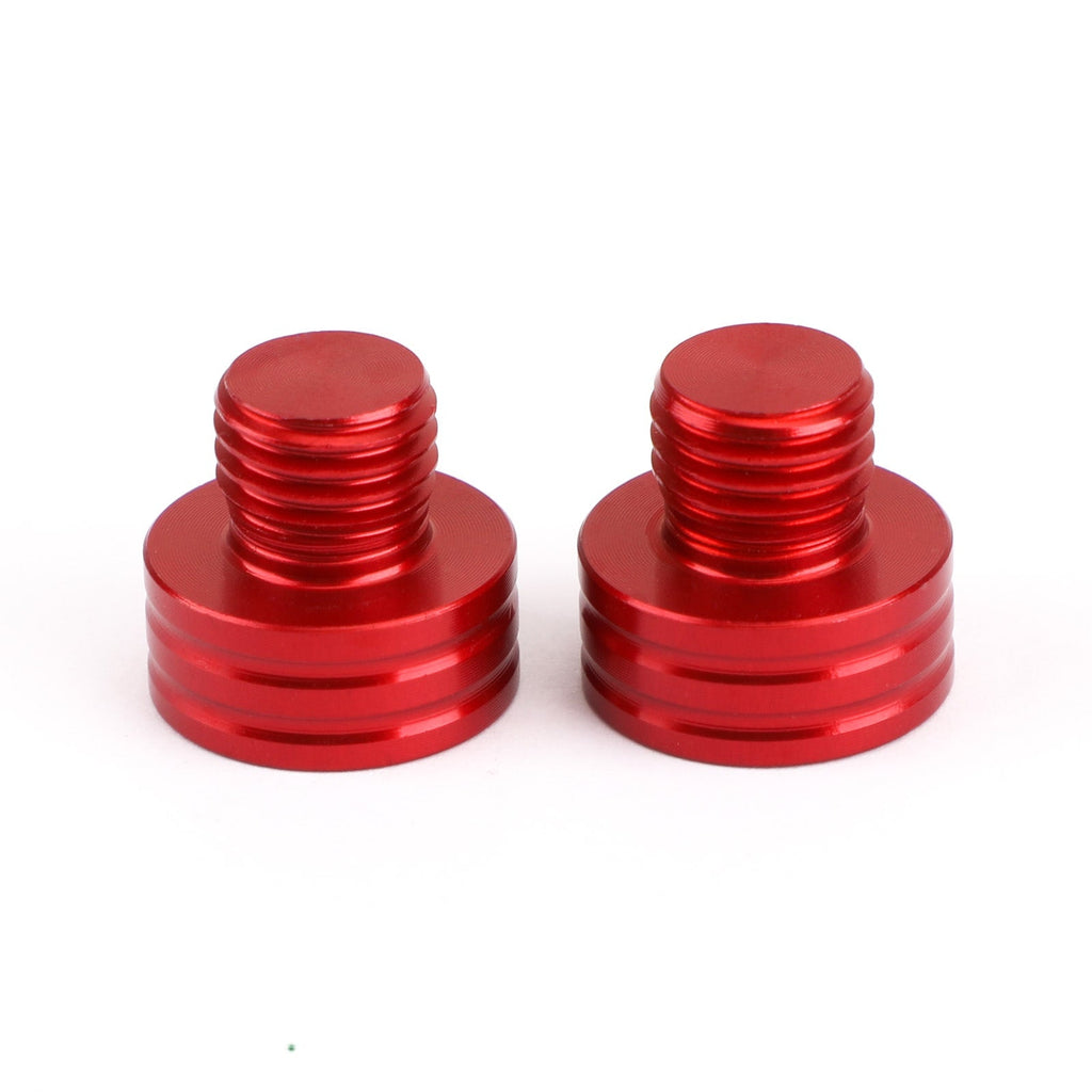 M10x1.25mm Mirror Hole Plugs Screws for Suzuki GSR400 DL650 SV650 GSX-S750 1000