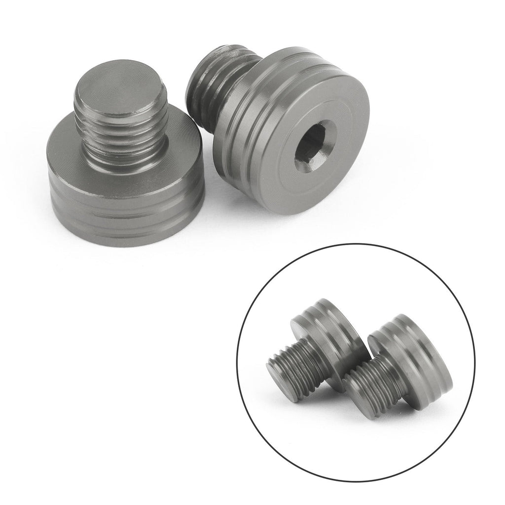 M10x1.25mm Mirror Hole Plugs Screws for Suzuki GSR400 DL650 SV650 GSX-S750 1000
