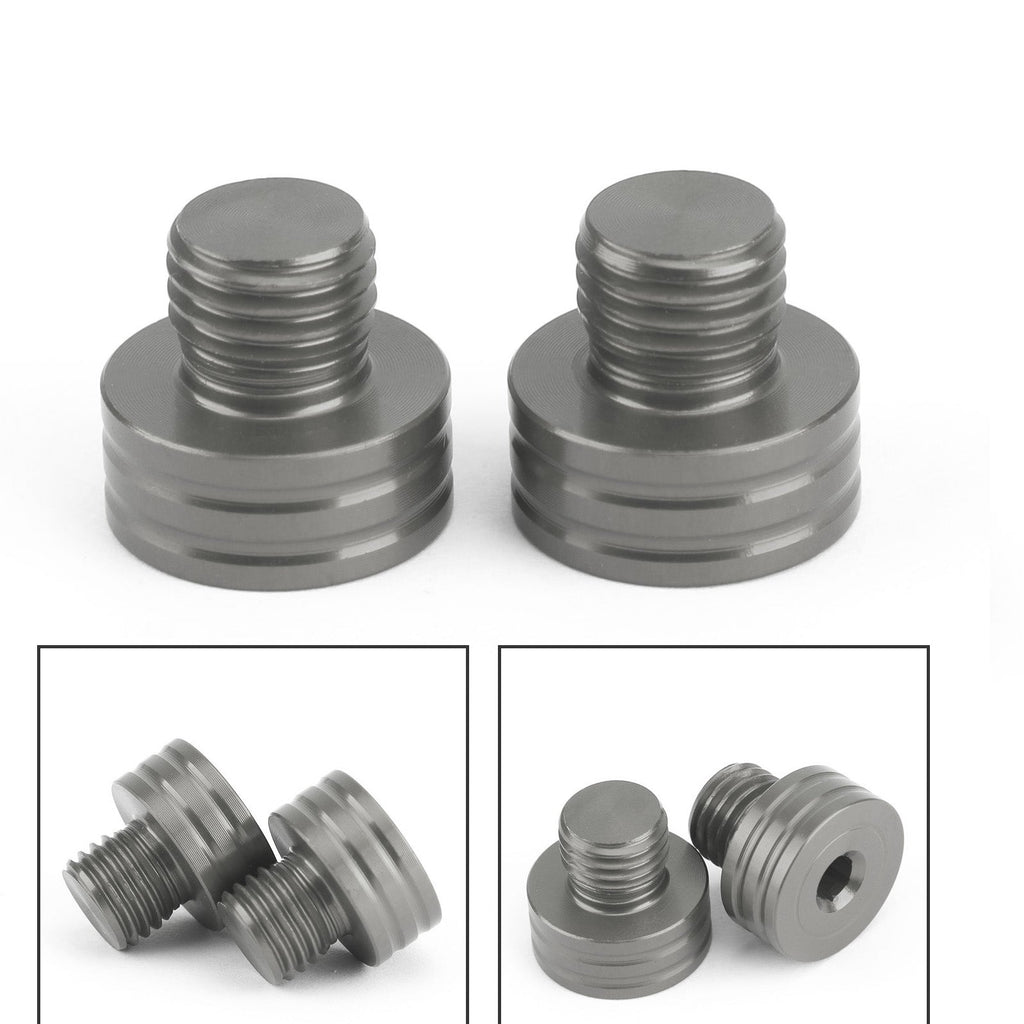 M10x1.25mm Mirror Hole Plugs Screws for Suzuki GSR400 DL650 SV650 GSX-S750 1000